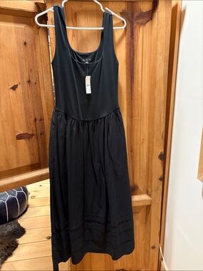 J. Crew Black Sleeveless Maxi Dress